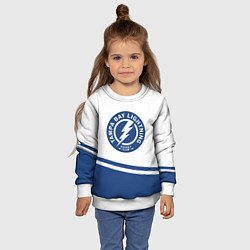 Свитшот детский Tampa Bay Lightning NHL, цвет: 3D-белый — фото 2