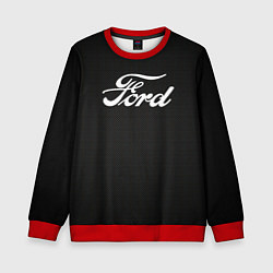 Свитшот детский Ford форд крбон, цвет: 3D-красный