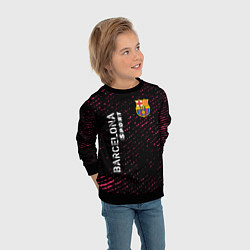 Свитшот детский БАРСЕЛОНА Barcelona Sport - Потертости, цвет: 3D-черный — фото 2