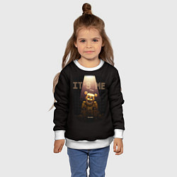 Свитшот детский Five Nights at Freddys - мишка Фредди, цвет: 3D-белый — фото 2