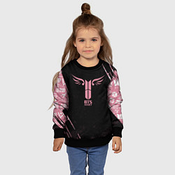 Свитшот детский Bts бтс, цвет: 3D-черный — фото 2