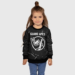 Свитшот детский Guano Apes КОТ Потертости, цвет: 3D-черный — фото 2