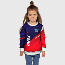 Свитшот детский ФОРД FORD, цвет: 3D-белый — фото 2