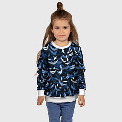 Свитшот детский Drain monsters, цвет: 3D-белый — фото 2