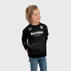 Свитшот детский Bayern Форма Чемпионов, цвет: 3D-черный — фото 2