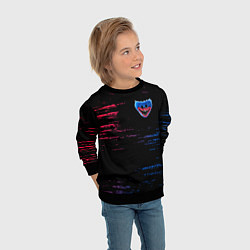 Свитшот детский ХАГИ ВАГИ Брызги, цвет: 3D-черный — фото 2