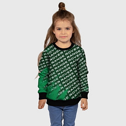 Свитшот детский РЭНДЖ РОВЕР Краска Паттерн, цвет: 3D-черный — фото 2