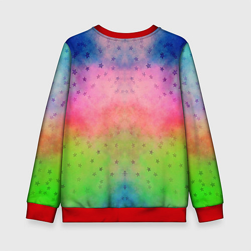 Детский свитшот Мексиканский веселый слон / 3D-Красный – фото 2