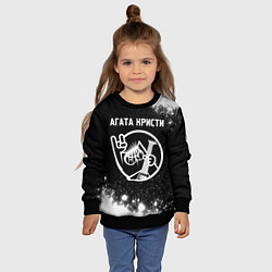 Свитшот детский Агата Кристи КОТ Краска, цвет: 3D-черный — фото 2
