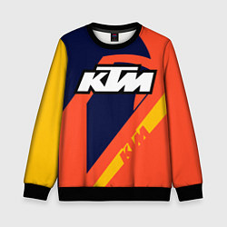 Свитшот детский KTM VINTAGE SPORTWEAR, цвет: 3D-черный