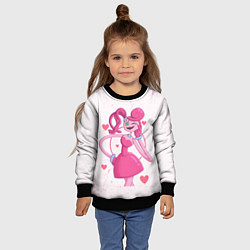 Свитшот детский POPPY PLAYTIME - Mommy long legs - Мамочка длинные, цвет: 3D-черный — фото 2