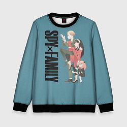 Свитшот детский Шпион, убийца и телепат, цвет: 3D-черный