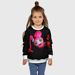 Свитшот детский POPPY PLAYTIME - Mommy long legs - Мама длинные но, цвет: 3D-белый — фото 2
