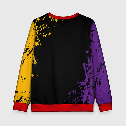 Детский свитшот Kobe Bryant Баскетболист 24 / 3D-Красный – фото 2