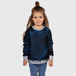 Свитшот детский Звездные облака, цвет: 3D-меланж — фото 2