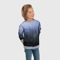 Свитшот детский Лес в ночи, цвет: 3D-меланж — фото 2