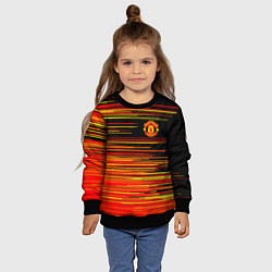 Свитшот детский Манчестер юнайтед manchester united ФКМЮ, цвет: 3D-черный — фото 2