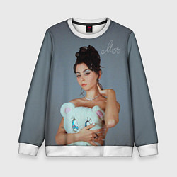 Свитшот детский ДОРА - MISS, цвет: 3D-белый