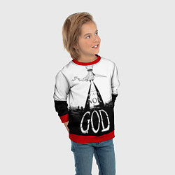 Свитшот детский Не жук, не зверь, но БОГ Hollow Knight, цвет: 3D-красный — фото 2