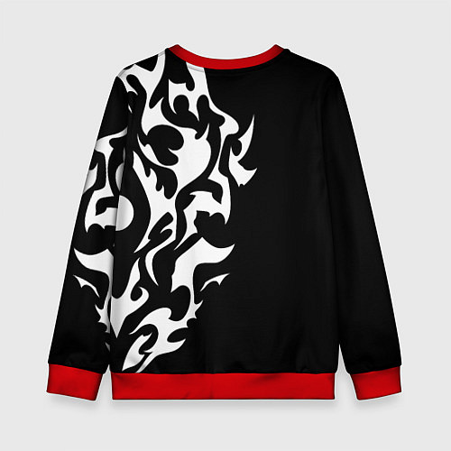 Детский свитшот ПРОКЛЯТЫЙ ЩИТ ВОСХОЖДЕНИЕ ГЕРОЯ / 3D-Красный – фото 2