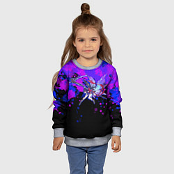 Свитшот детский Сееле Honkai star rail, цвет: 3D-меланж — фото 2
