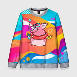 Детский свитшот Слоненок идет купаться