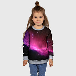 Свитшот детский Night Nebula, цвет: 3D-меланж — фото 2