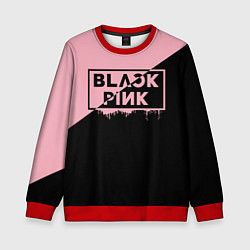 Свитшот детский BLACKPINK BIG LOGO, цвет: 3D-красный