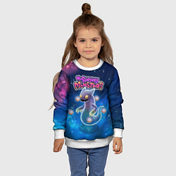 Свитшот детский My Singings monsters ВУЖАС GHAZT, цвет: 3D-белый — фото 2
