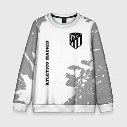 Свитшот детский Atletico Madrid Sport на темном фоне, цвет: 3D-белый