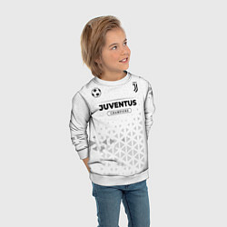 Свитшот детский Juventus Champions Униформа, цвет: 3D-белый — фото 2