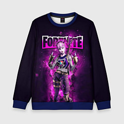 Свитшот детский Fortnite Dark Power Chord Video game, цвет: 3D-синий