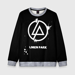 Свитшот детский Linkin Park логотип краской, цвет: 3D-меланж