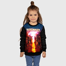 Свитшот детский Stigmata альбом, цвет: 3D-черный — фото 2