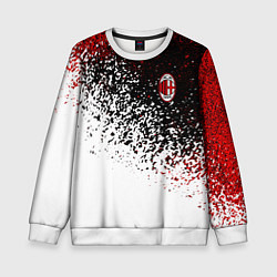 Свитшот детский Ac milan краска, цвет: 3D-белый