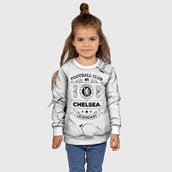 Свитшот детский Chelsea Football Club Number 1 Legendary, цвет: 3D-белый — фото 2