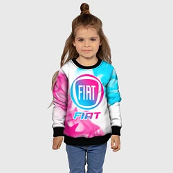 Свитшот детский Fiat Neon Gradient, цвет: 3D-черный — фото 2