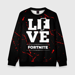 Детский свитшот Fortnite Love Классика