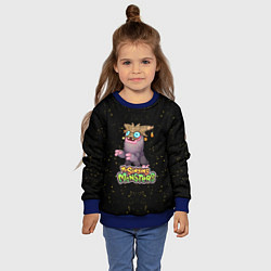 Свитшот детский My singing Monsters - Чародейчик, цвет: 3D-синий — фото 2
