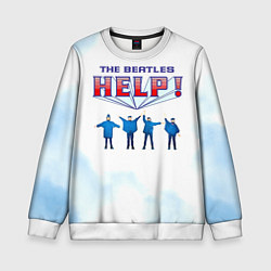Свитшот детский The Beatles Help!, цвет: 3D-белый