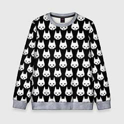 Свитшот детский Stray Pattern, цвет: 3D-меланж