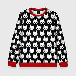 Свитшот детский Stray Pattern, цвет: 3D-красный