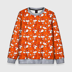 Детский свитшот Red foxes