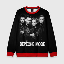 Свитшот детский Depeche Mode - black & white portrait, цвет: 3D-красный