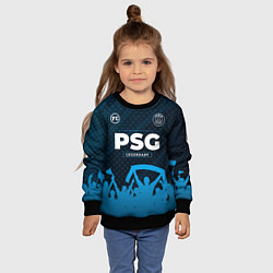 Свитшот детский PSG legendary форма фанатов, цвет: 3D-черный — фото 2
