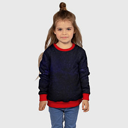 Свитшот детский Молчаливые космические дали, цвет: 3D-красный — фото 2