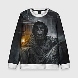 Свитшот детский STALKER На Привале В Припяти, цвет: 3D-белый