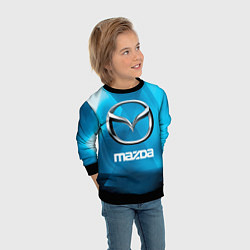 Свитшот детский Mazda - sport - абстракция, цвет: 3D-черный — фото 2