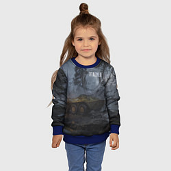 Свитшот детский STALKER БТР и Аномалия, цвет: 3D-синий — фото 2