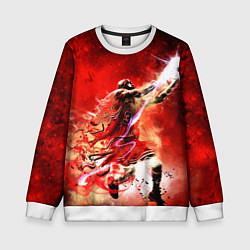 Свитшот детский Jordan Graffiti Art, цвет: 3D-белый